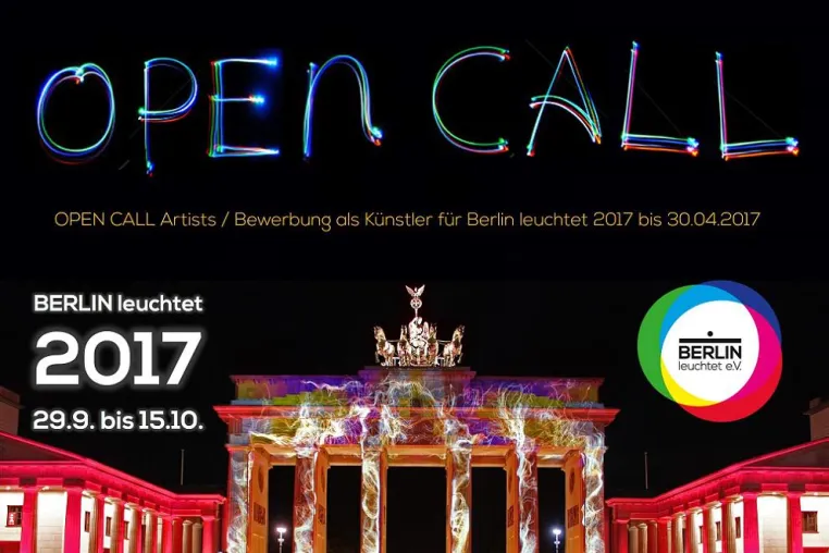Bild: Berlin leuchtet sucht internationale Künstler- Wettbewerb jetzt eröffnet