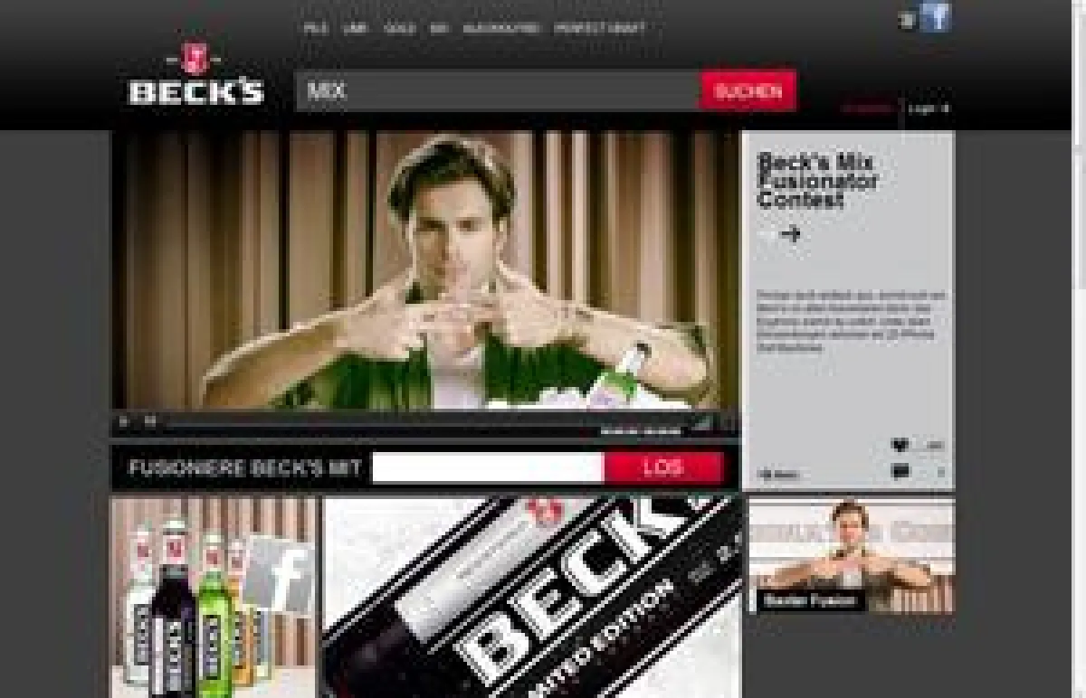 Beck’s Black Currant startet mit coma online durch