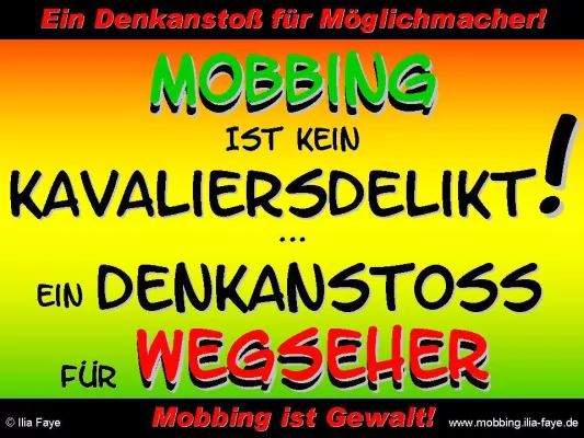 Bild: Das ‚richtige’ Verhalten eines Mobbing-Opfers – Lektion 1