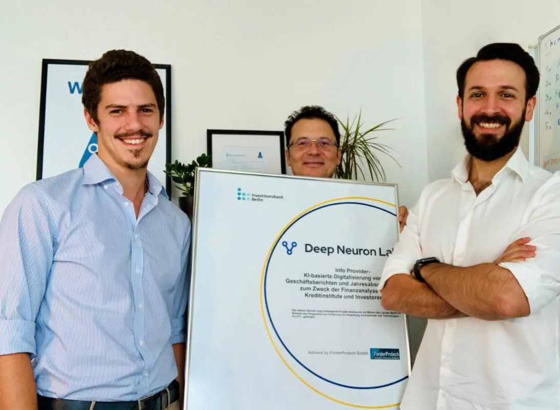 V.l.n.r.: Iason Georgakopoulos, Sven Riedel, Andreas Schindler