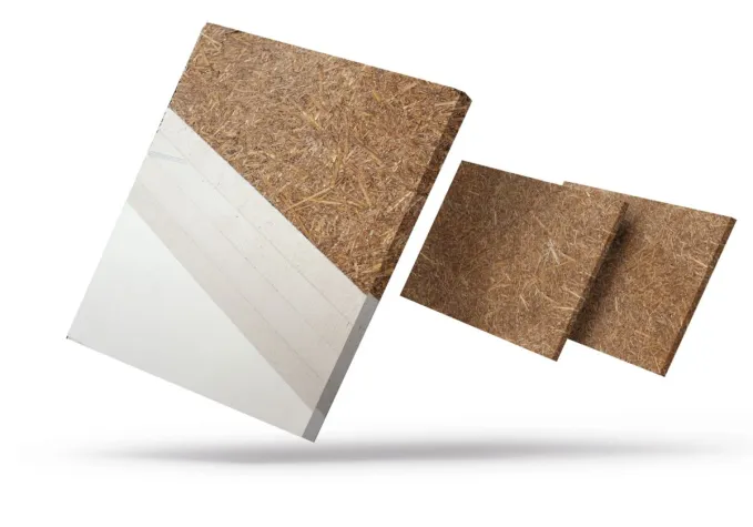 Stroh als ökologische Alternative im Trockenbau Bild: Stroh als ökologische Alternative im Trockenbau