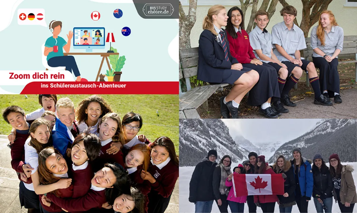 Auslandsjahr nach Corona-Pause: Zoom-Infos vom 22.-26.3.22 zu Kanada, Australien & Neusseland (© MyStudyChoice)