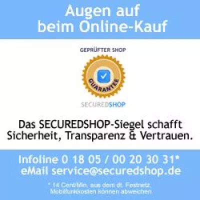 Bild: Innovatives Shopsiegel - SECUREDSHOP bietet ab sofort preiswerte Schnell-Checks für Online-Shops