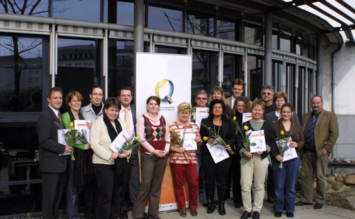 12 Gastronomen, Hoteliers und touristische Dienstleister aus ganz Sachsen-Anhalt absolvierten am 27./28. Februar in Magdeburg ihren „Qualitäts-Trainer“.