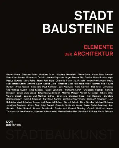 Stadtbausteine. Elemente der Architektur Bild: Stadtbausteine. Elemente der Architektur