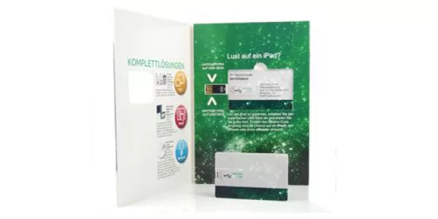 Bild: USB-Sticks / "u-Book Mailer" - personalisierbare Verpackung für USB-Cards