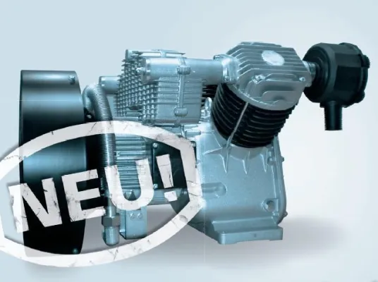 Bild: Der stärkste Kolbenkompressor von AGRE: Mehr Luft bei gleicher Größe