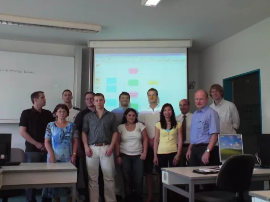 Bild: Hochschule Harz präsentiert Workflow-Prototypen für Ilsenburger Grobblech GmbH