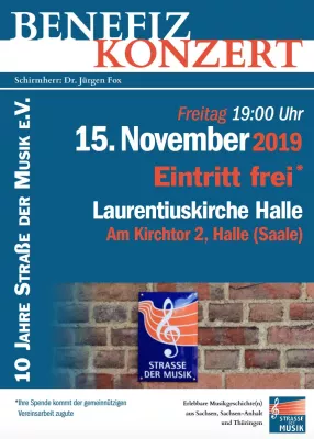 Bild: 10 Jahre STRASSE DER MUSIK e.V. - Benefizkonzert in Halle (Saale)