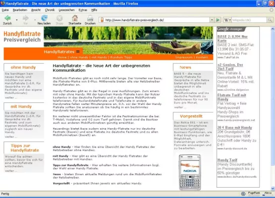 Bild: Handyflatrates – Mobil telefonieren zum Festpreis