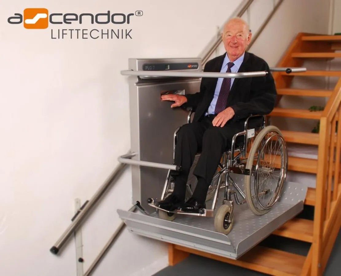Barrierefreiheit mit Plattformtreppenliften von Ascendor