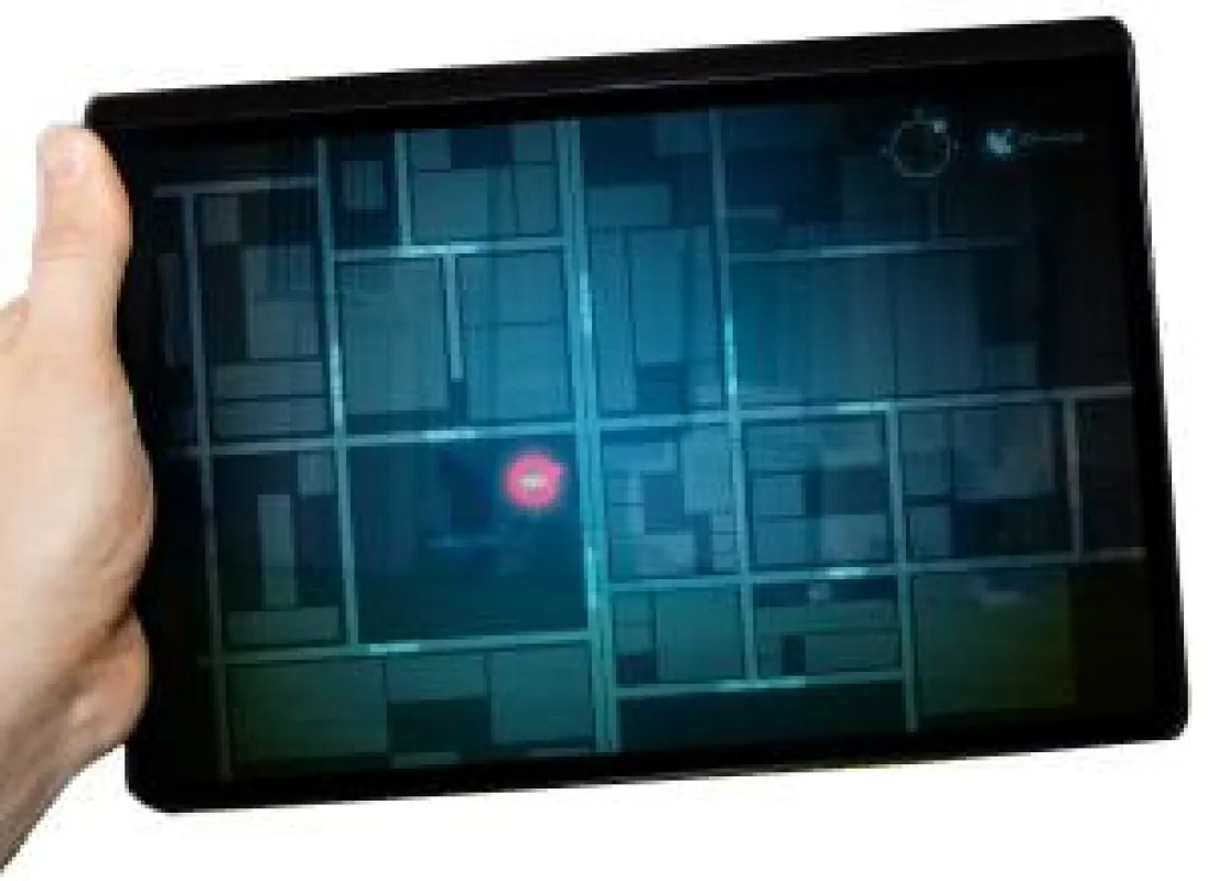 iPad mit Indoornavigation