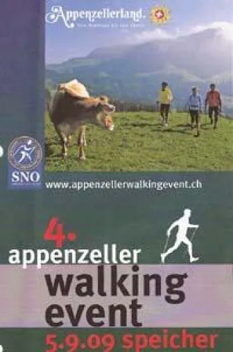 Bekanntes und Top-Sportler werden sich zum 4. Appenzeller Walking Event treffen Bild: Bekanntes und Top-Sportler werden sich zum 4. Appenzeller Walking Event treffen