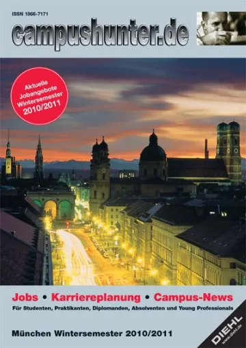 Bild: Hochschulmagazin campushunter.de Ausgabe München Wintersemester 2010 erschienen