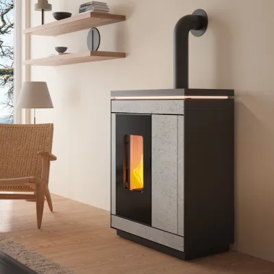 Bild: Industriedesigner Gregor Korolewicz und Olsberg präsentieren zukunftsweisende Pelletofen-Kollektion