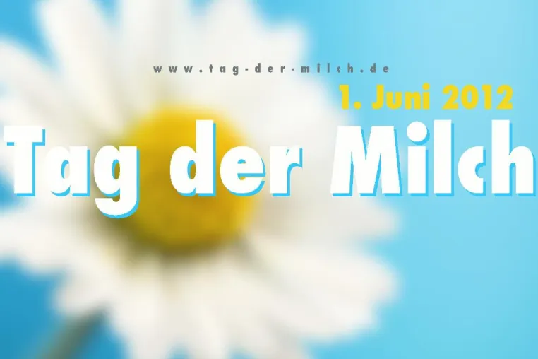 55. Internationaler Tag der Milch. Am 1. Juni wird die Milch gefeiert. Bild: 55. Internationaler Tag der Milch. Am 1. Juni wird die Milch gefeiert.