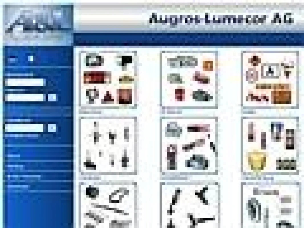 Webshop der Augros-Lumecor AG.