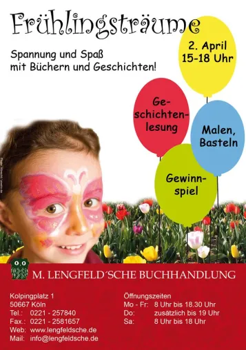 Bild: Frühlingsträume - Basteln, Malen, Lesen - Das Kinderevent in der Lengfeld’schen Buchhandlung