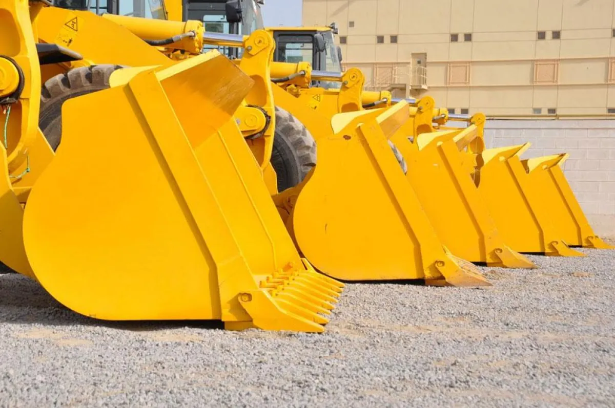 Baumaschinen für Export