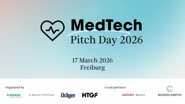 Bild: Innovative Ideen für mehr Gesundheit: Der 12. MedTech Pitch Day gibt kreativen Start-ups eine Bühne