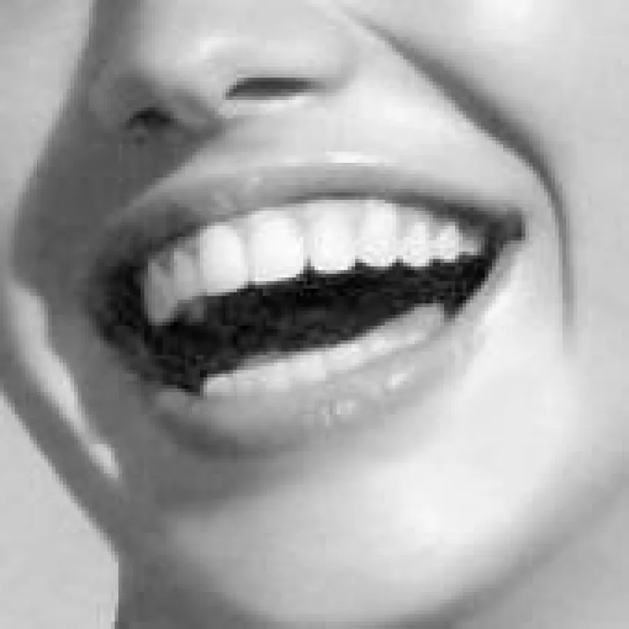 makellose, schöne Zähne