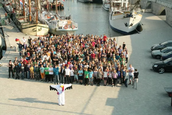 Bild: Zum 10. Mal zu Gast bei NAUPAR: die Evangelische Jugend des Kirchenkreises Wesermünde-Süd