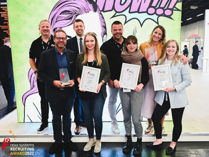 Bild: Auszeichnung für die innovativsten HR-Lösungen: Die Gewinner des rexx Recruiting Awards 2022