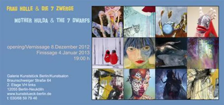 Bild: Vernissage/opening "Frau Holle & die 7 Zwerge" - "Mother Hulda & the 7 dwarfs"