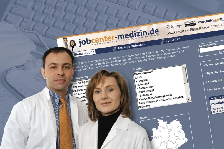 Bild: jobcenter-medizin.de: Neue Stellenbörse kommt im März ins Internet
