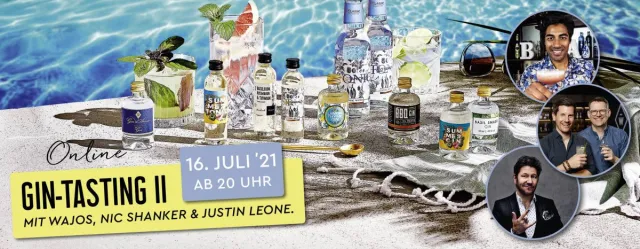 Bild:  Wajos Gin Tasting - Deutschlands erfolgreichstes Gin Tasting geht in die zweite Runde