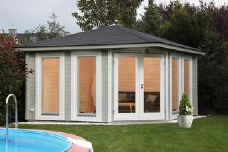 Bild: Gartenhaus Katrin 50-C: Erste Wahl für alle, die es hell und modern mögen