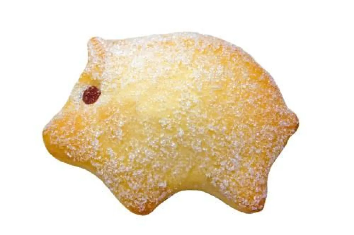 Das Glücksschwein aus der Winterkomposition