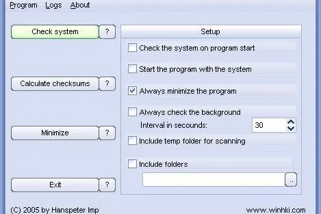 Bild: WinHKI Checksum-Calculator Anti-Virus: Sicherheit ist kein Zufall