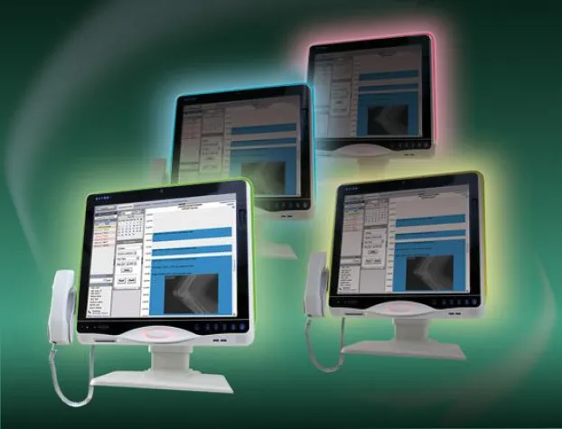 Bild: Interaktiver Medical-PC mit Farbsignal-Funktion