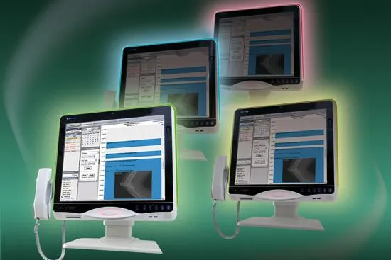 Interaktiver Medical-PC mit Farbsignal-Funktion Bild: Interaktiver Medical-PC mit Farbsignal-Funktion