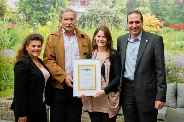 Bild: Green Globe Rezertifizierung – die Filderhalle erreicht eine hohe positive Bewertung