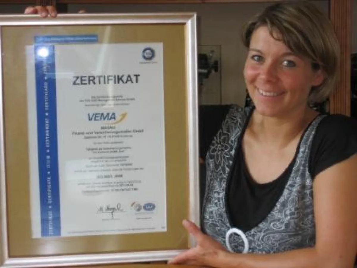 Tanja Nowak, die Qualitätsbeauftragte der MAGNU GmbH für die TÜV Zertifizierung nach DIN Norm