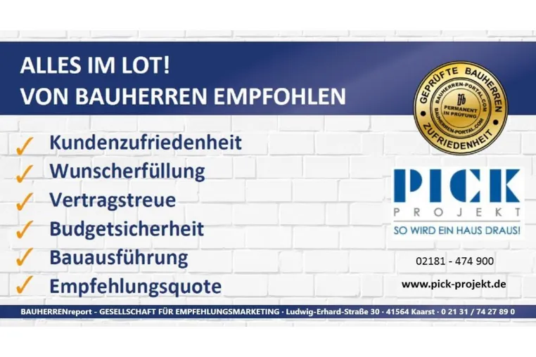 PICK PROJEKT GMBH, Grevenbroich: Stabile Qualität und Verlässlichkeit auf höchstem Niveau Bild: PICK PROJEKT GMBH, Grevenbroich: Stabile Qualität und Verlässlichkeit auf höchstem Niveau
