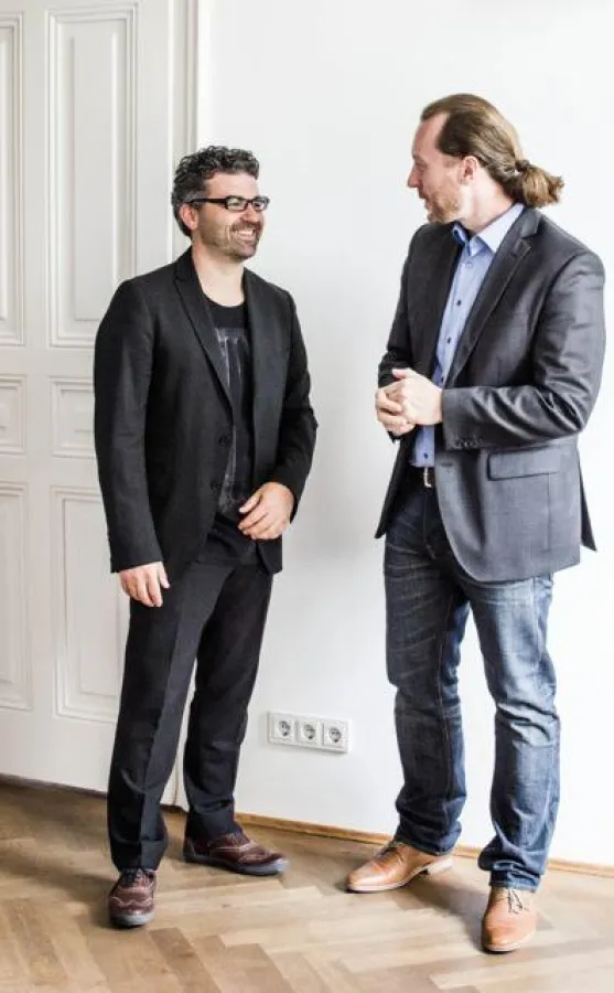 René Götzenbruger (li.) und Patrick Lischka. Foto: gra