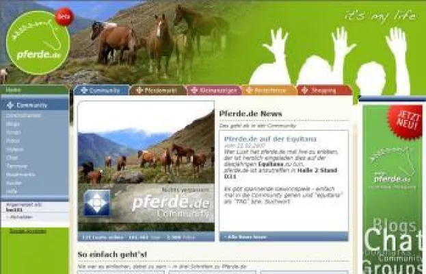 Bild: pferde.de Community feiert einjährigen Geburtstag