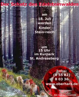 Bild: Edelsteine im Wald