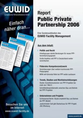 Bild: EUWID veröffentlicht Report Public Private Partnership (PPP) 2006