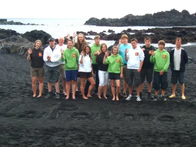 Deutsche Schüler und Studenten auf La Palma Bild: Deutsche Schüler und Studenten auf La Palma