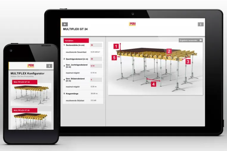 PERI stellt erste mobile Apps zur Verfügung Bild: PERI stellt erste mobile Apps zur Verfügung
