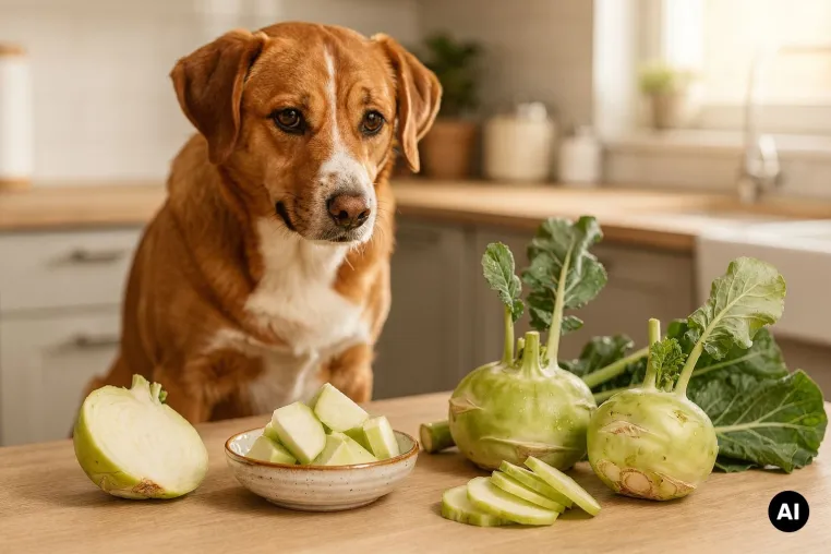 Bild: Dürfen Hunde Kohlrabi essen?