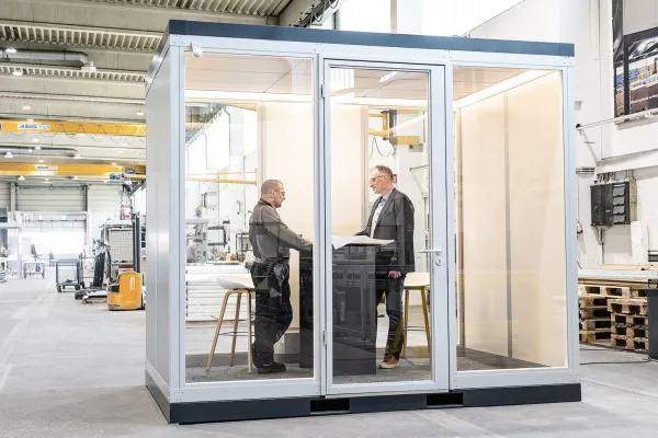 Bild: Innovatives Arbeiten in lauten Umgebungen: KLEUSBERG präsentiert den CoWoCube®  