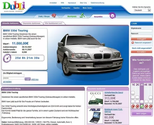 Auktionsportal DubLi versteigert Bodyguard für Frauen im Kaufrausch Bild: Auktionsportal DubLi versteigert Bodyguard für Frauen im Kaufrausch