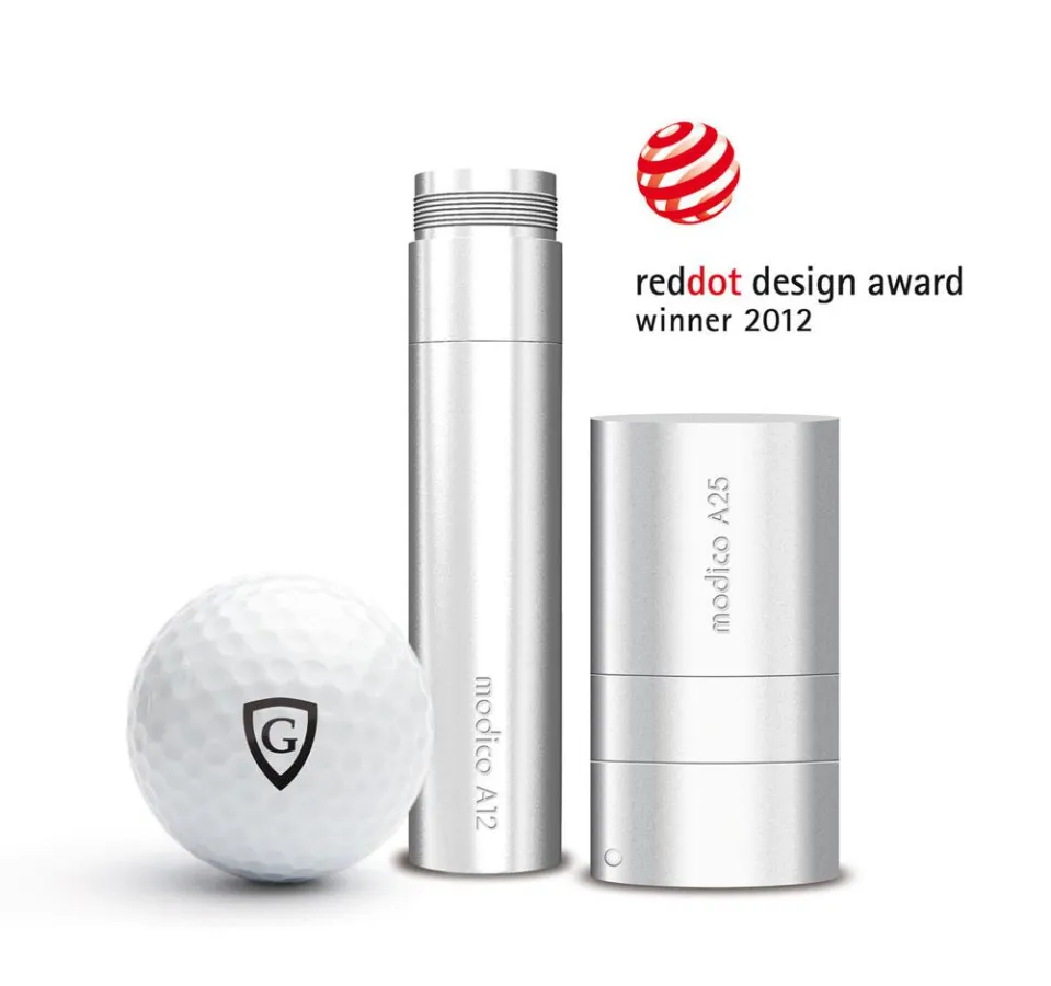 Mit dem reddot design award ausgezeichnete Golfstempel