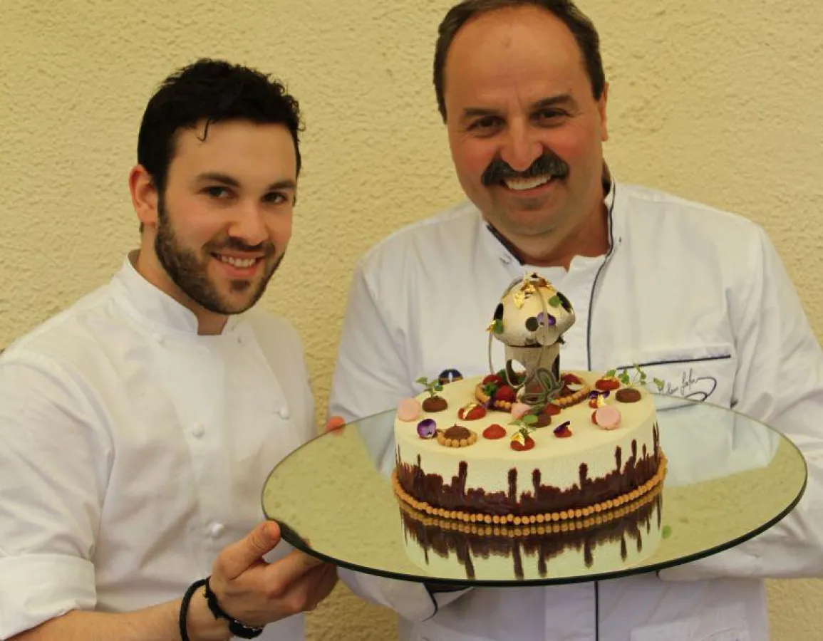 Kevin Micheli & Johann Lafer ? beide lassen sich auf der Gustav in die Töpfe schauen.