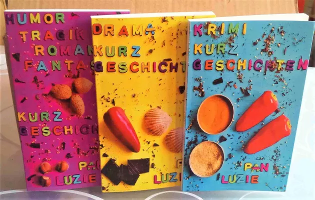 Bild: #Drei weitere #Kurzgeschichten-Printbücher von #Luzie Pan veröffentlicht